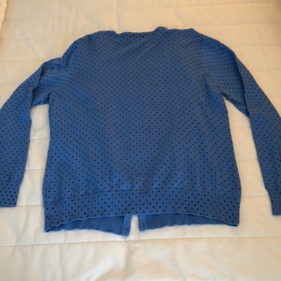 L.L. Bean Spotted Button-down Cardigan - Picture 3 of 3